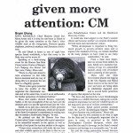 Time sun bears given more attention: CM