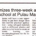 New Sabah Times: Arkitrek Summer School